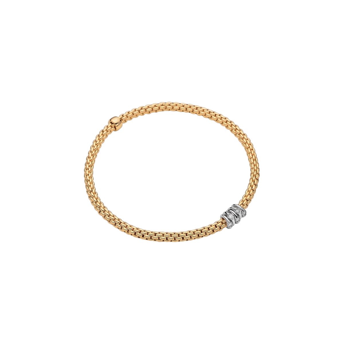 Bracciale Fope Donna Prima in Oro Diamante 74608BX_BB_G_XBX_00M