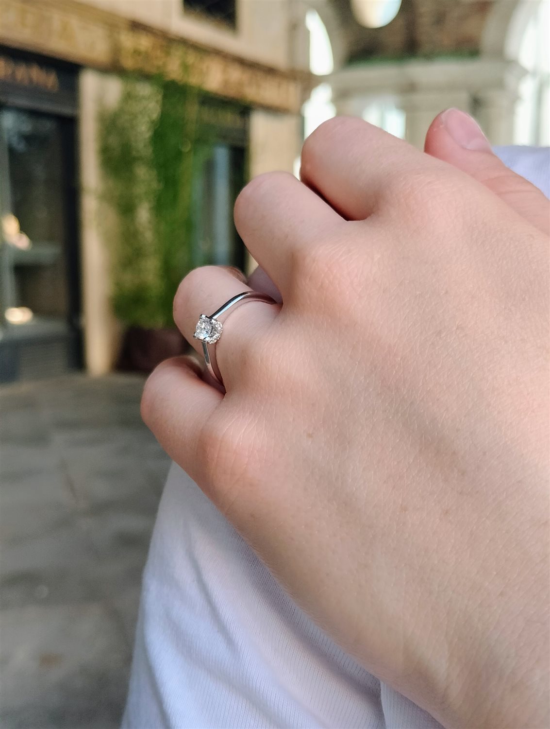 Anello Salvini Donna Eterea in Oro bianco Diamante 20115616 - immagine 2