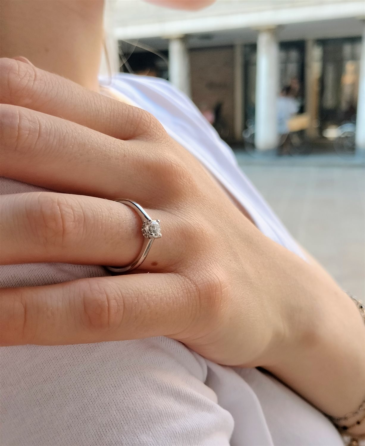 Anello Salvini Donna Eterea in Oro bianco Diamante 20115616 - immagine 4
