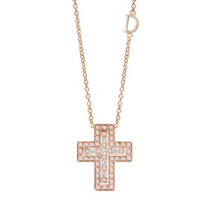 Collana Damiani Donna Belle Epoque in Oro rosa Diamante 20083492