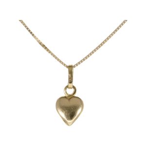 pendente cuore 18kt vintage