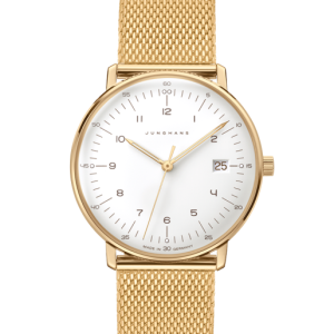 Orologio Junghans Donna Max Bill Damen in Acciaio placcato oro giallo 47/7452.46
