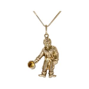 Pendente in Oro UOMO CON TUBA