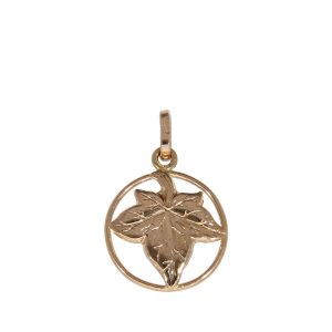Pendente in Oro FOGLIA VITE 16X16
