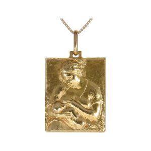Pendente in Oro DONNA CHE ALLATTA