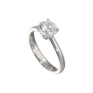 Anello Crivelli Donna SOLITARIO in Oro bianco Diamante 000-4897NS 1.53