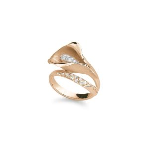 Anello Annamaria Cammilli Donna Calla in Oro Diamante