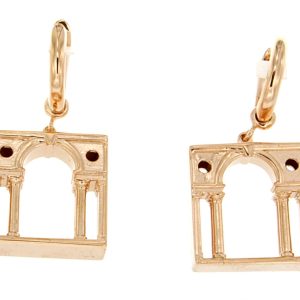 Orecchini Loving Palladio  3D in Argento ORR03 SERLIANA