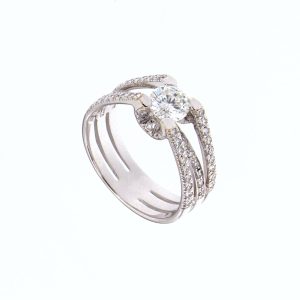 Anello MONILE Donna in Oro Diamante AN2700M