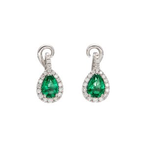 Orecchini Crivelli Donna SMERALDO in Oro bianco Smeraldo 372-3842-MOD
