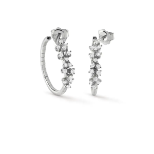 Orecchini Damiani Donna MIMOSA FLEXI in Oro bianco Diamante 20100057