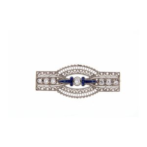 Spilla Donna Gioielli Antichi in Platino Diamante SP BELLE EPOQUE PT ZF