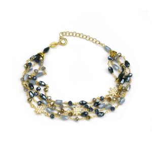 Bracciale Misis Donna BOUQUET in Argento Cristallo BR08301
