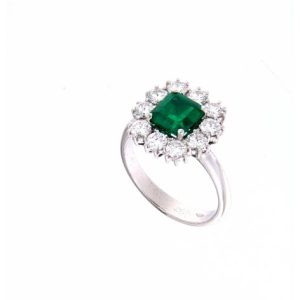 Anello Crivelli Donna SMERALDO in Oro Smeraldo 110-CONT SM 1.52