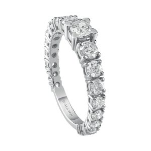 Anello Salvini Donna Battito in Oro bianco Diamante 20077319