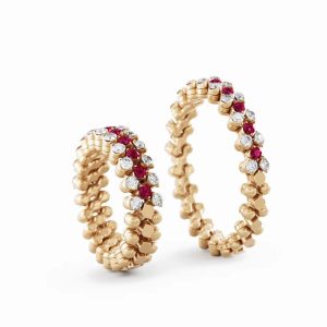 Anello Serafino Consoli Brevetto Collection in Oro rosa Rubino RMS3H2RGWDR SERAFINO COSNOLI RUBINI