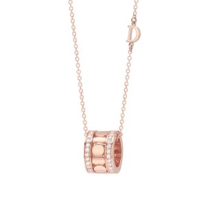 Collana Damiani Belle Epoque Reel in Oro rosa Diamante 20093329