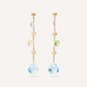 Orecchini Marco Bicego Donna Paradise in Oro giallo Topazio OB1431-MIX01
