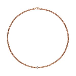 Collana Fope Donna Prima in Oro rosa Diamante 74508CX_BB_R_XBX_043