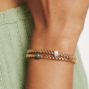 Bracciale Fope Donna Eka in Oro Diamante Black 73301BX_PN_R_X1X_XL