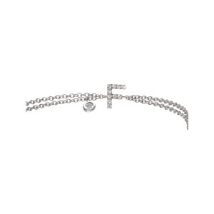 Bracciale Crivelli Donna Lettere in Oro bianco Diamante 234-3581-BR LETTERA F