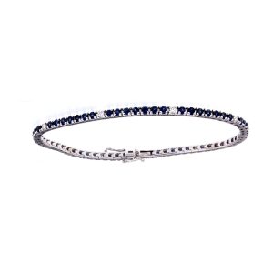 Bracciale Valentina Callegher Donna in Oro bianco Zaffiro 10659/0SZF