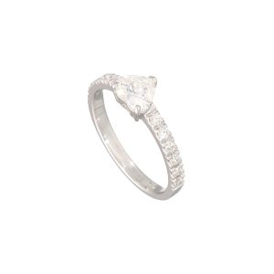 Anello Damiani Donna Veramore forma pavè in Oro bianco Diamante 81114004