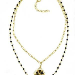 Collana Misis Donna POTENTILLA in Argento Cristallo CA09894