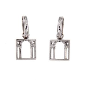Orecchini Loving Palladio  Donna 3D in Oro bianco 03B-OR SERLIANA