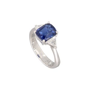 Anello Damiani Donna Gemme D in Oro bianco Zaffiro blu 81112982