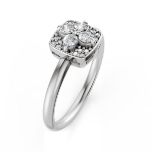 Anello Golay Donna in Oro bianco Diamante AMPF101D174PB