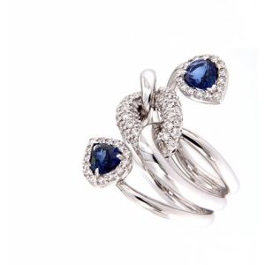 Anello Crivelli Donna ZAFFIRO in Oro Zaffiro 372-2738 ZF 2.00