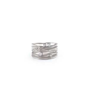 Anello Annamaria Cammilli Donna Dune in Oro bianco Diamante GAN0914W