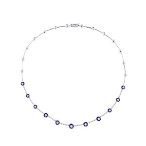 Collana Crivelli Donna ZAFFIRO in Oro Zaffiro 117-CC291 ZF 1.26
