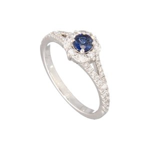 Anello Crivelli Donna ZAFFIRO in Oro Zaffiro 035-VR26736 ZF 0.35