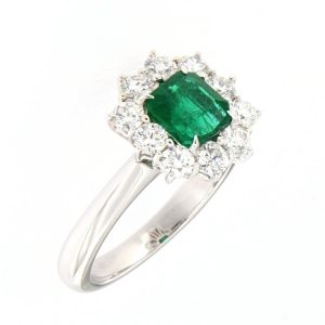 Anello Crivelli Donna SMERALDO in Oro Smeraldo 108-CONT A SM 1.24