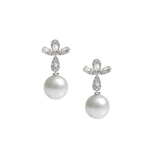 Orecchini Utopia Donna PAVONE in Oro bianco Perla PVO12BBD03