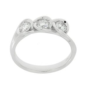 Anello Golay Donna Calla in Oro bianco Diamante AIM34TR12 0.35 F