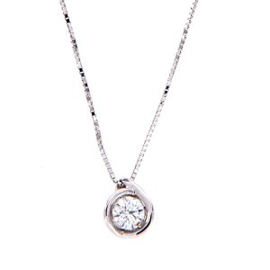 Collana Golay Donna Calla in Oro bianco Diamante GIM34 0.33 F SI