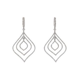 Orecchini Crivelli Donna DIAMANTI in Oro bianco Diamante 320-E1730