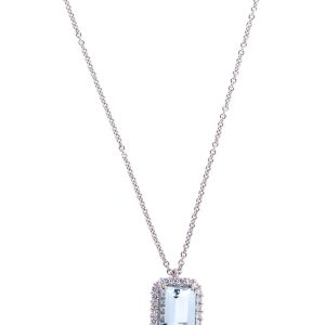 Collana Crivelli Acquamarina in Oro bianco Acquamarina 412-45175