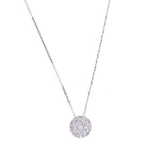 Collana Golay Donna CERCHIO DI LUCE in Oro bianco Diamante PPV003DI3 0.48 G SI