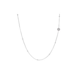 Collana Crivelli Donna TIFFANY in Oro bianco Diamante 212-L1468 OB