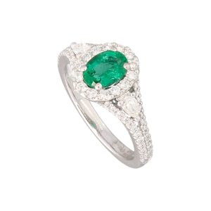 Anello Crivelli Donna SMERALDO in Oro Smeraldo 035-VR29087 SM 0.85