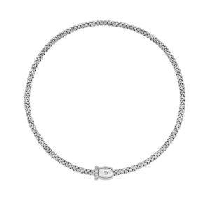 Collana Fope Donna Solo in Oro bianco Diamante 62606CX_PB_B_XBX_040 SOLO