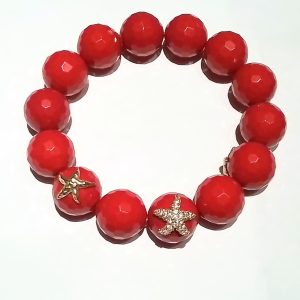 Bracciale Misis Donna GORGONIA in Argento Pasta di corallo BR08098