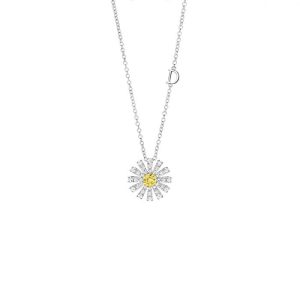 Collana Damiani Donna Margherita in Oro bianco Zaffiro giallo 20114718