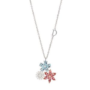 Collana Damiani Donna Margherita Bloom in Oro bianco Acquamarina 20115900