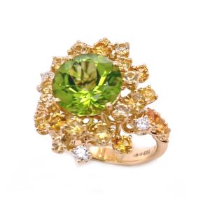 Anello Damiani Donna Mimosa in Oro giallo Peridoto 20110150