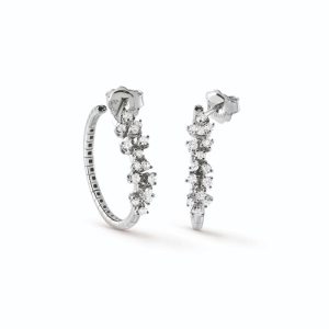 Orecchini Damiani Donna Mimosa in Oro bianco Diamante 20078493